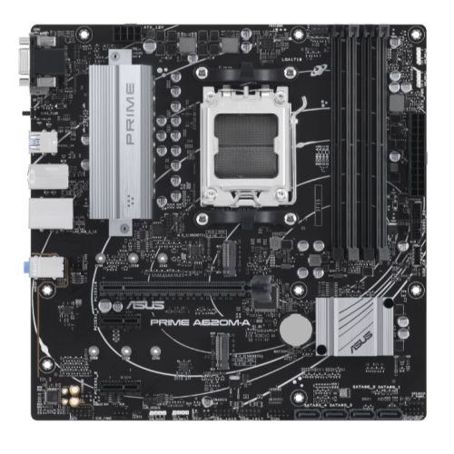 Asus PRIME A620M-A-CSM - Corporate Stable Model, AMD A620, AM5, Micro ATX, 4 DDR5, VGA, HDMI, DP, GB LAN, PCIe4, 2x M.2 Asus PRIME A620M-A-CSM - Corporate Stable Model, AMD A620, AM5, Micro ATX, 4 DDR5, VGA, HDMI, DP, GB LAN, PCIe4, 2x M.2
